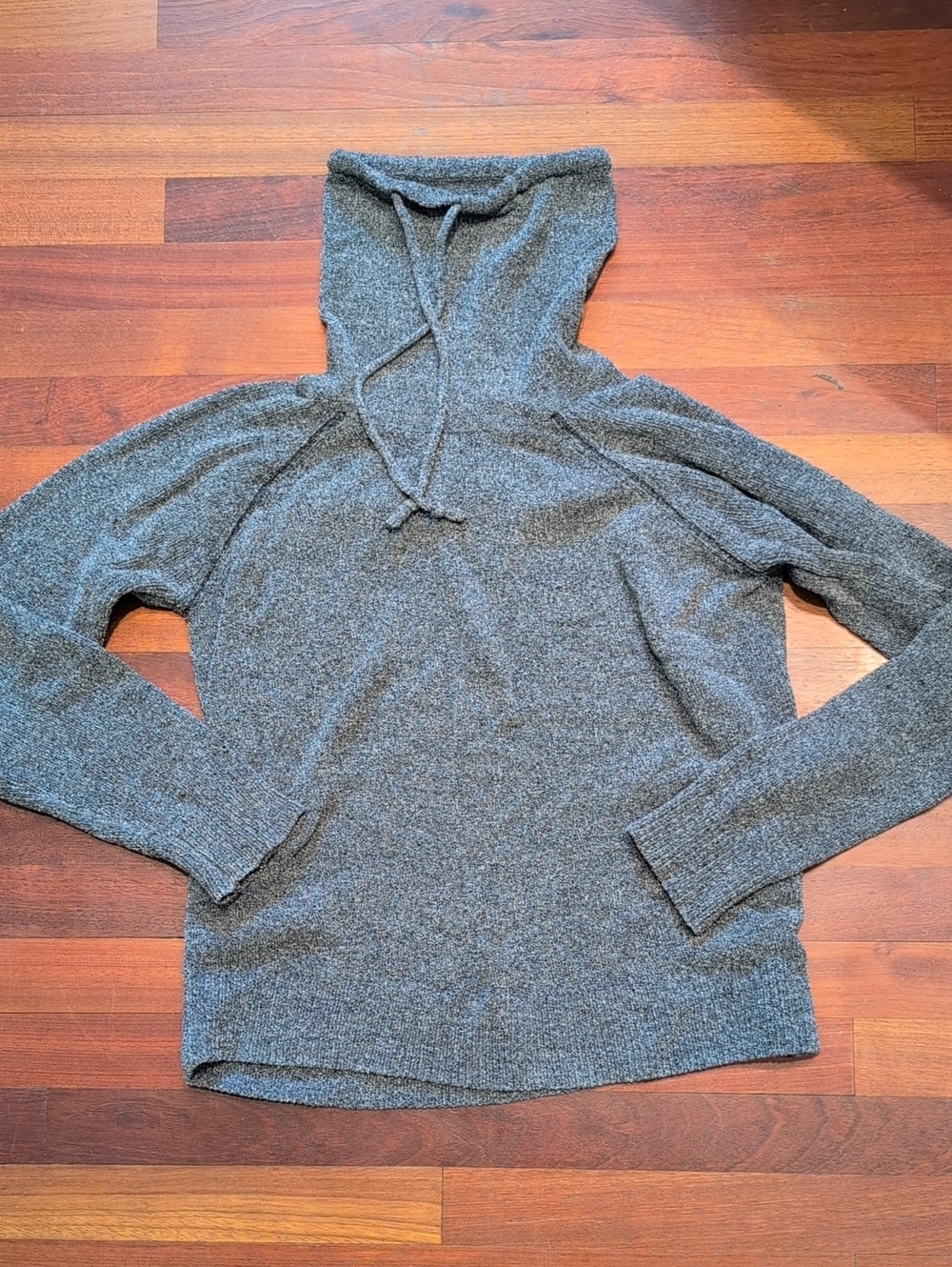 GAIAM Plush Hooded Sweater in Gray